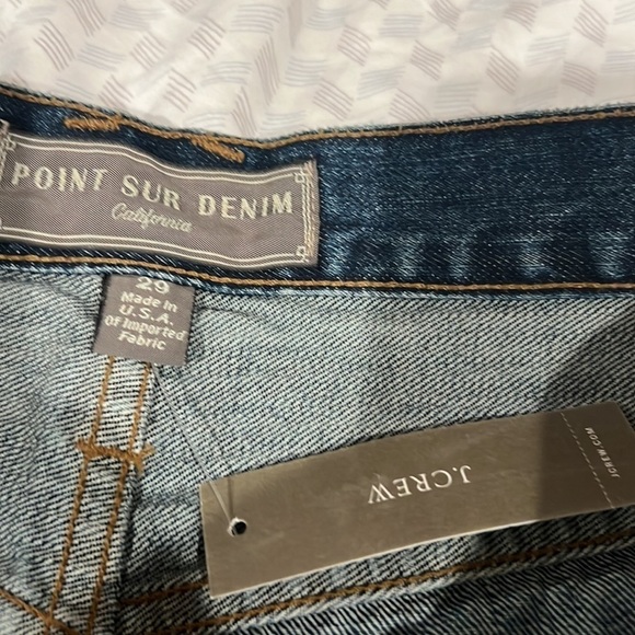 Point Sur Denim - J. Crew- cropped step hem high rise crop jeans - Picture 8 of 11